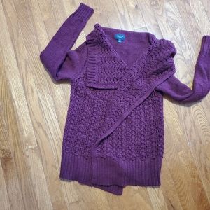 Maroon American Eagle cardigan